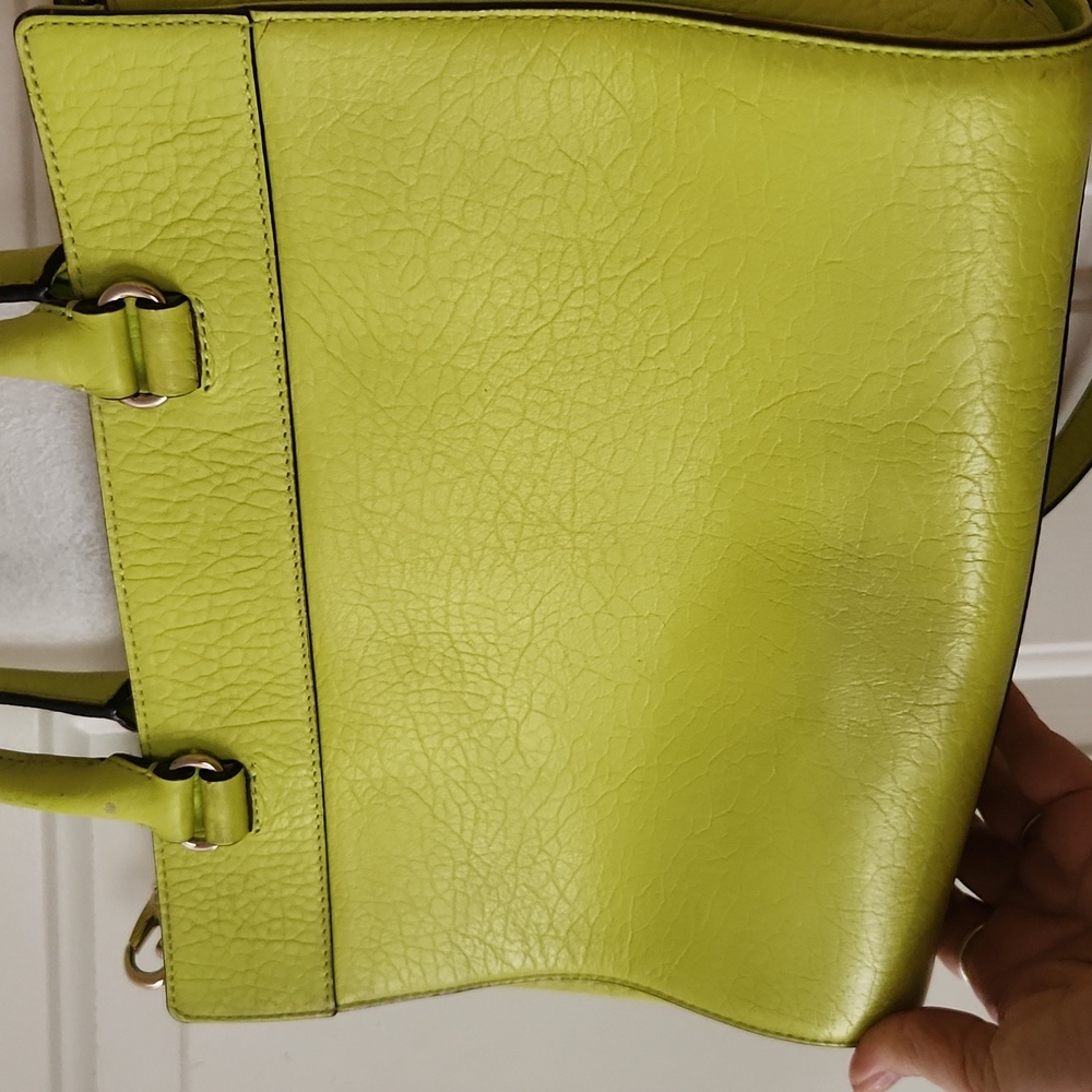 FIRM LAST DISCOUNT!! Kate Spade Neon Leather satchel with removable strap - Picture 11 of 13